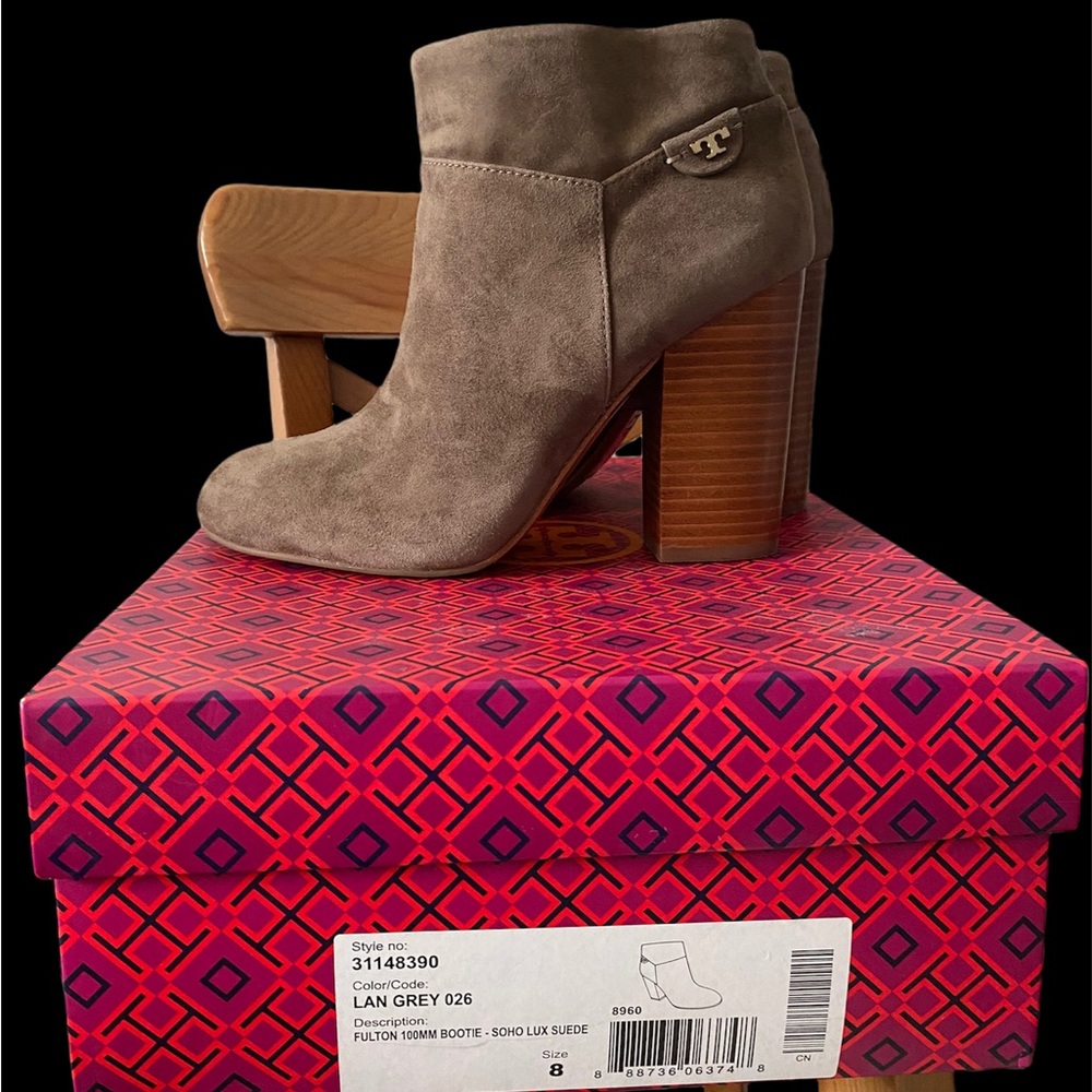 Tory Burch Fulton suede bootie